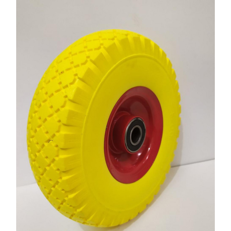 Колесо на тачку пінополіуретанове 3.00-4/16 мм, (D=240 мм)