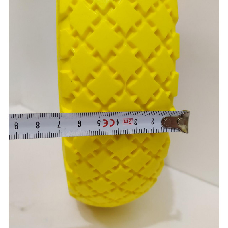 Колесо на тачку пінополіуретанове 3.00-4/16 мм, (D=240 мм)