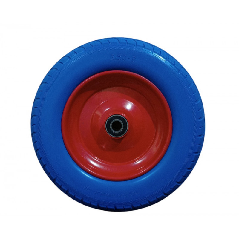 Колесо на тачку пінополіуретанове 3.50-8/20 мм діаметром 360 мм