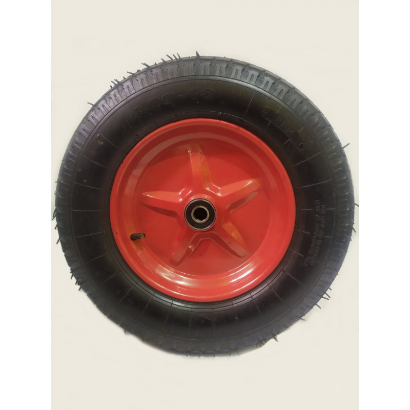 Колесо на тачку діаметром 440 мм, модель 4.00-10/20, пневматична