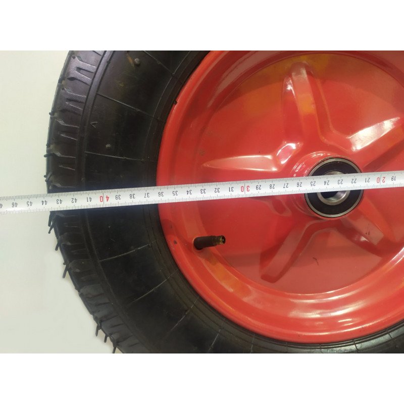 Колесо на тачку діаметром 440 мм, модель 4.00-10/20, пневматична