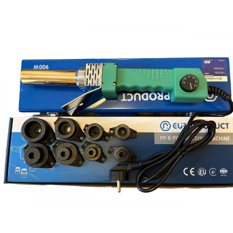 Паяльник для пластикових труб 900W (16-32 мм), "EUROPRODUCT" (трубчастий)