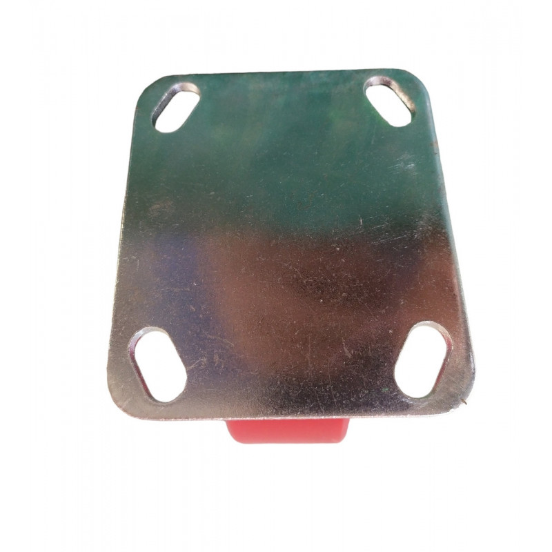 Колесо 125 мм неповоротне (глухе), чавун/поліуретан, навантаження до 320кг