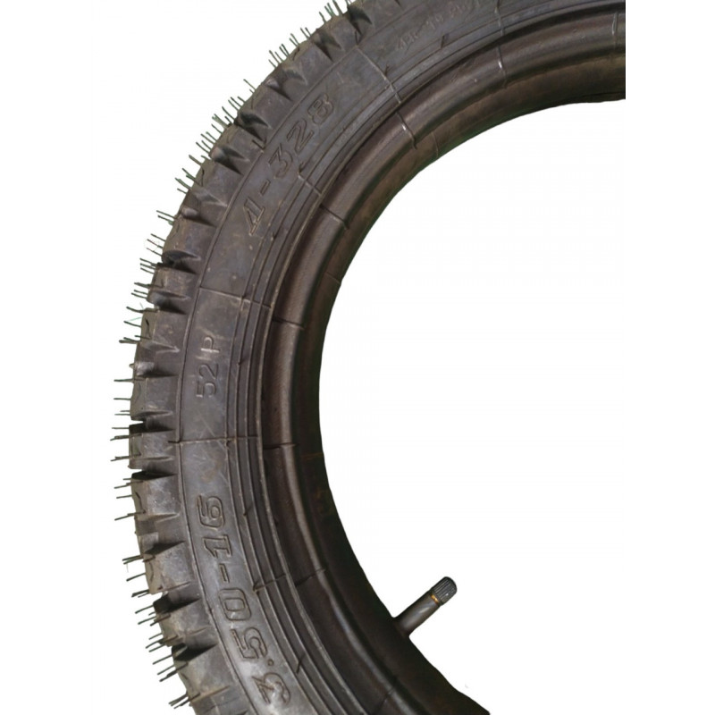 Покришка 3.50-16 з камерою, (Л-328)