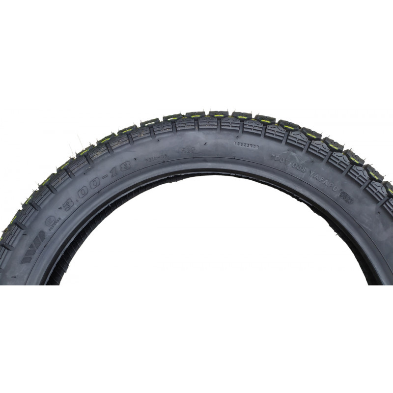 Покришка 3.00-18 M/C 52Р (6PR) "WANDA COMPASS" (ТТ)