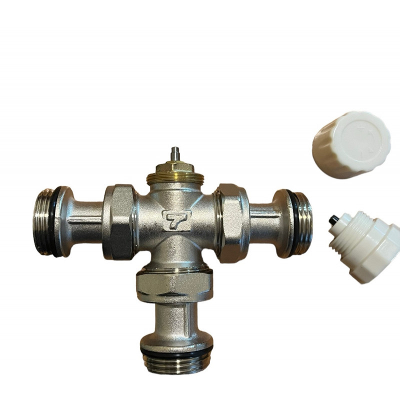 Розділювальній триходовий клапан термостатичний "Europroduct" (DN25)  Чехія