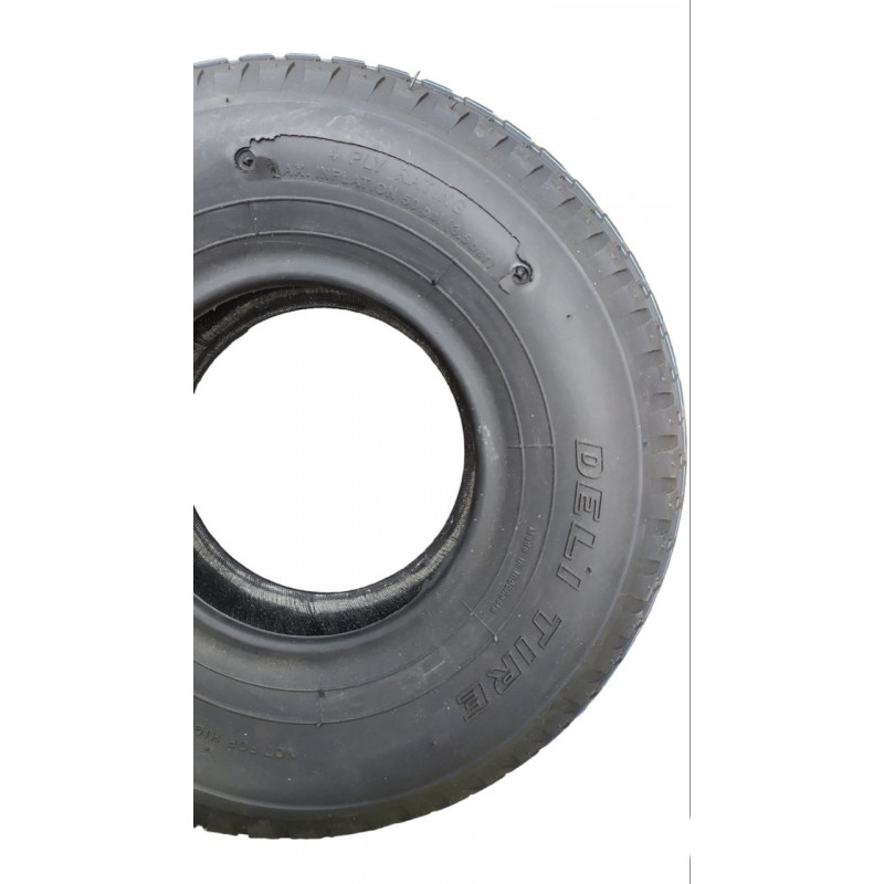 Покришка 4.00-6 (60% каучуку) для садово-будівельної тачки, візка, 4PR "Deli Tire" Індонезія