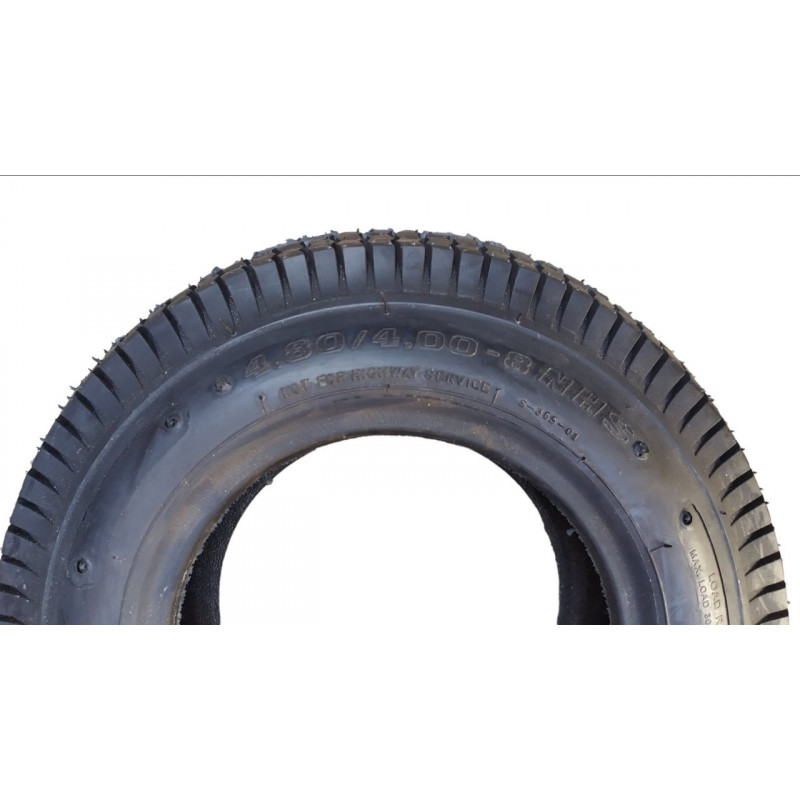 Покришка 4.80/4.00-8 (60% каучуку) для садово-будівельної тачки, візки, дитячий квадроцикл "Deli Tire" Індонезія