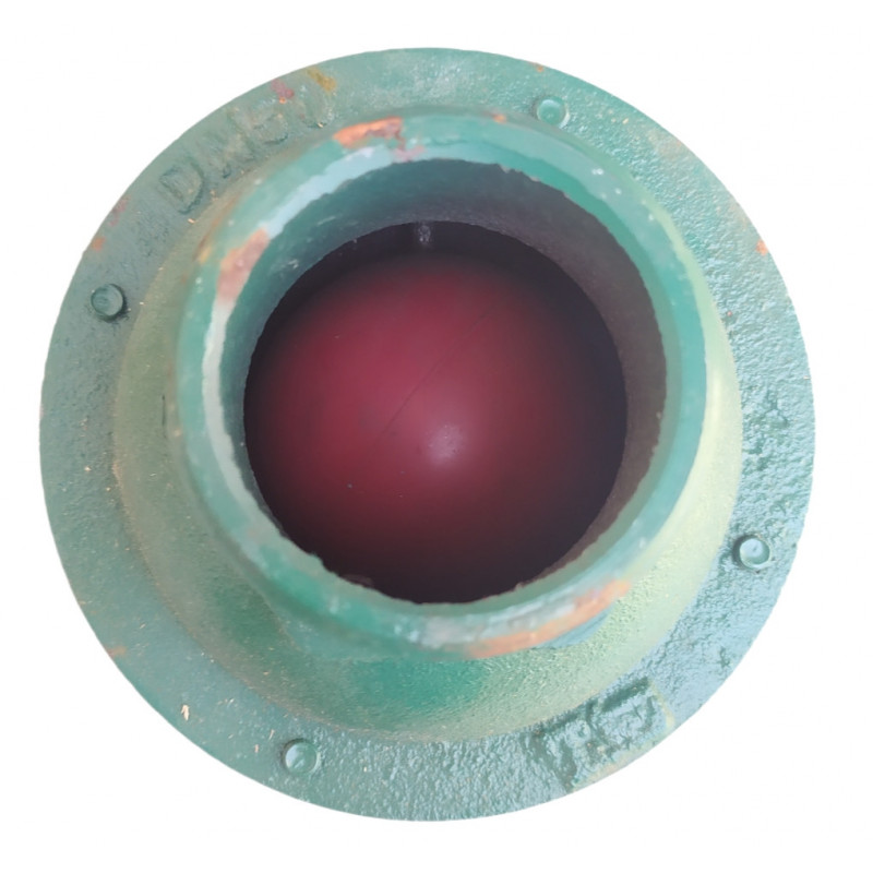 Зворотний клапан DN50 (2') на опалення, чавунний, кулька каучук, Польща