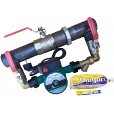 Байпас в зборі 2" (ДУ50) з краном, короткий (400мм)