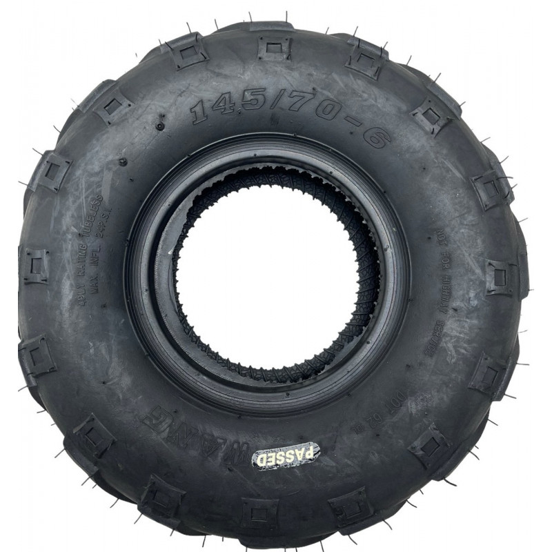 Покришка 145/70-6 (4PR) на дитячий квадроцикл, багі, гольф-кари, безкамерна (TYBELESS/TL),