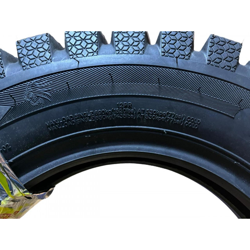 Шина з камерою 5.00-12 на мотоблок, 12PR (ТТ) "SUPER LOAD" для зубра/причепа