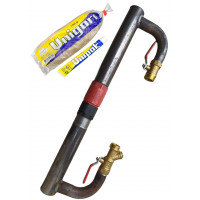 Байпас 1"1/2 (ДУ40) з клапаном, довгий (600 мм)