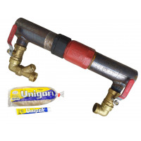 Байпас 2" (ДУ50) з клапаном, короткий (380 мм)