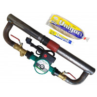 Байпас в зборі 1" 1/2 (ДУ 40) з чавунним клапаном довгий (670 мм)