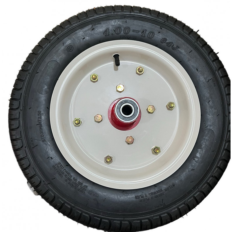 Колесо 4.00-10 (8PR) зі ступицею під вісь 20мм.