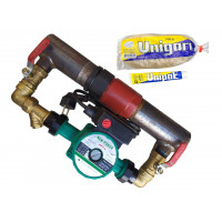 Байпас в зборі 2" (ДУ50) з чавунним клапаном короткий (400 мм)