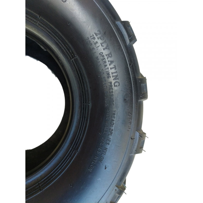 Покришка 16х8.00-7 на квадроцикл, без камерна (TL), "ZHENG QIAN" KF-907/ZW-696 (2PR)