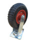 Колесо лите з кронштейном, діаметр 200 мм, поворотне, (235 кг)