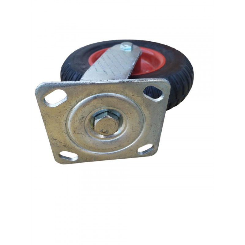 Колесо лите з кронштейном, діаметр 200 мм, поворотне, (235 кг)