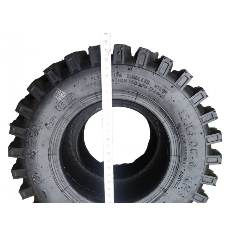 Покришка 13х4.00-6 на дитячий квадроцикл, багі, без камерна (TL), "WANDA" (2PR)