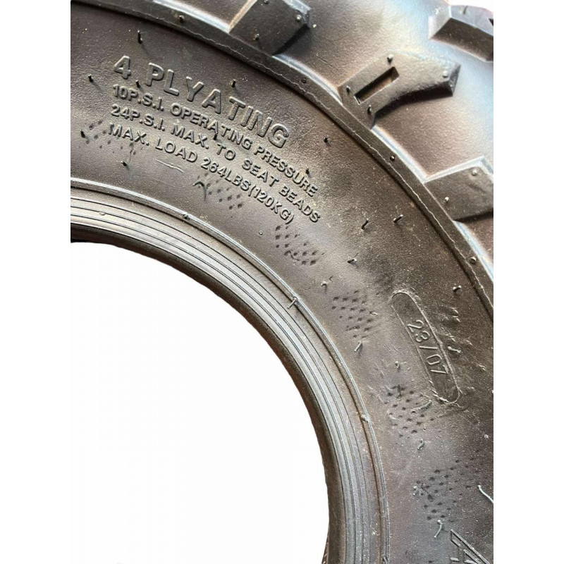 Покришка 23х7-8 на квадроцикл, без камерна (TL), (4PR)