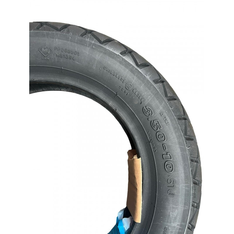 Покришка 3.50-10 (100/90-10) 51J, TL - безкамерна, Load Range 'B', 4PR, "DeliTire"