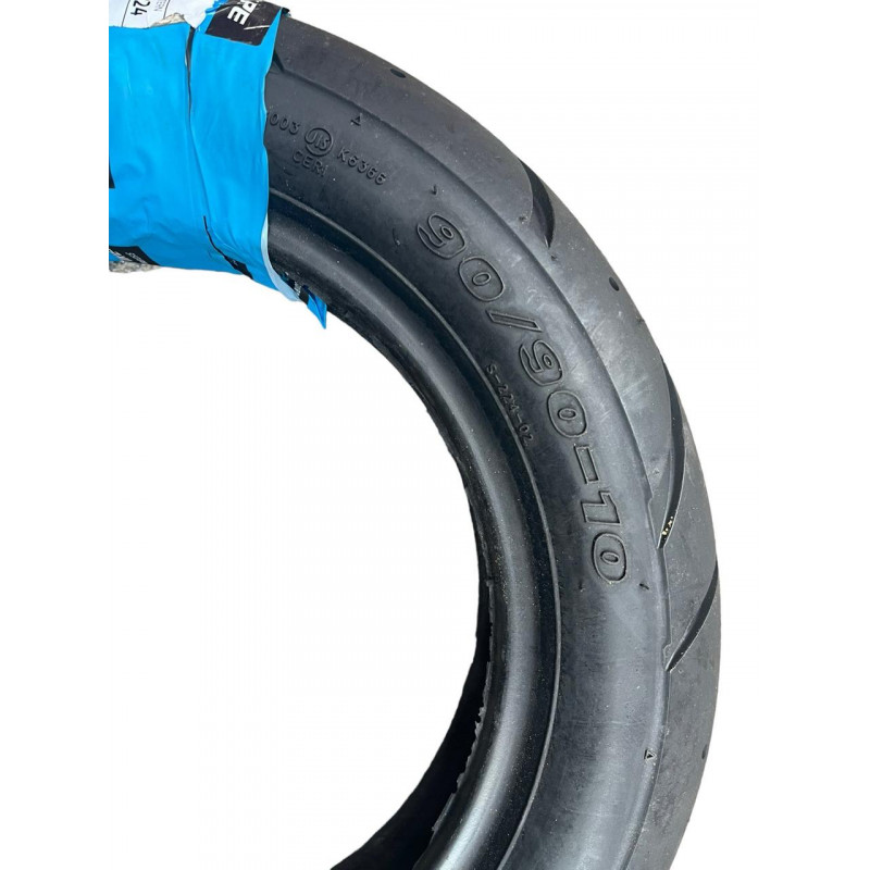 Покришка 90/90-10 56J, TL - безкамерна, Load Range 'B', (4PR), "DeliTire"