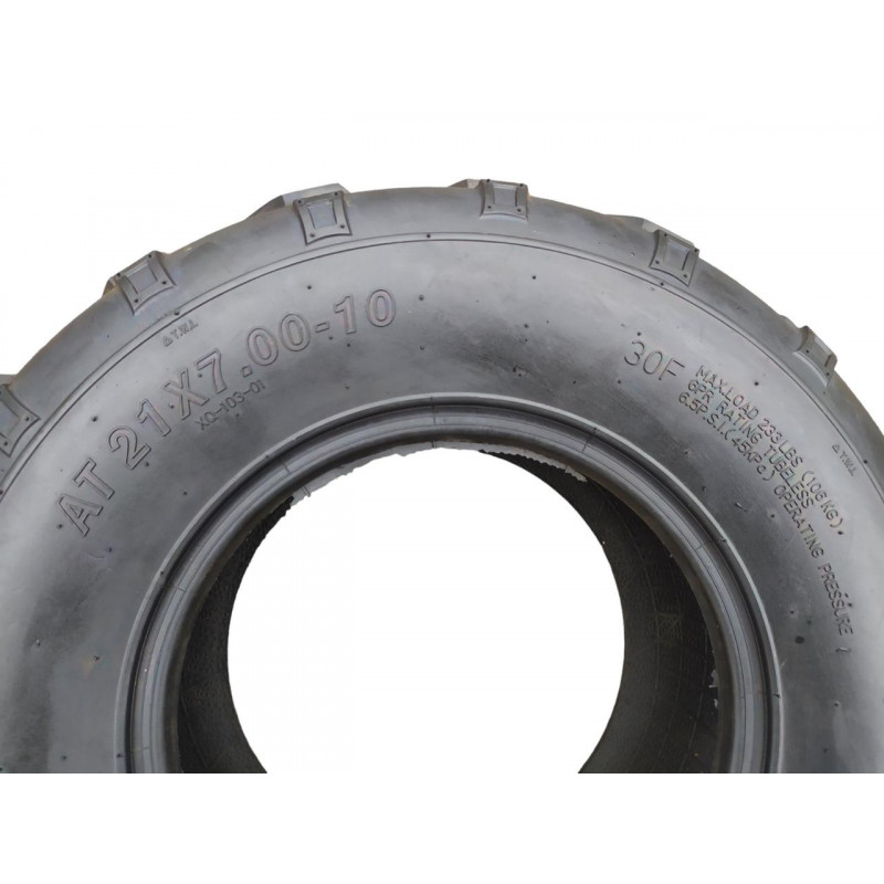 Покришка 21х7.00-10 на квадроцикл, без камерна (TL), (6PR)