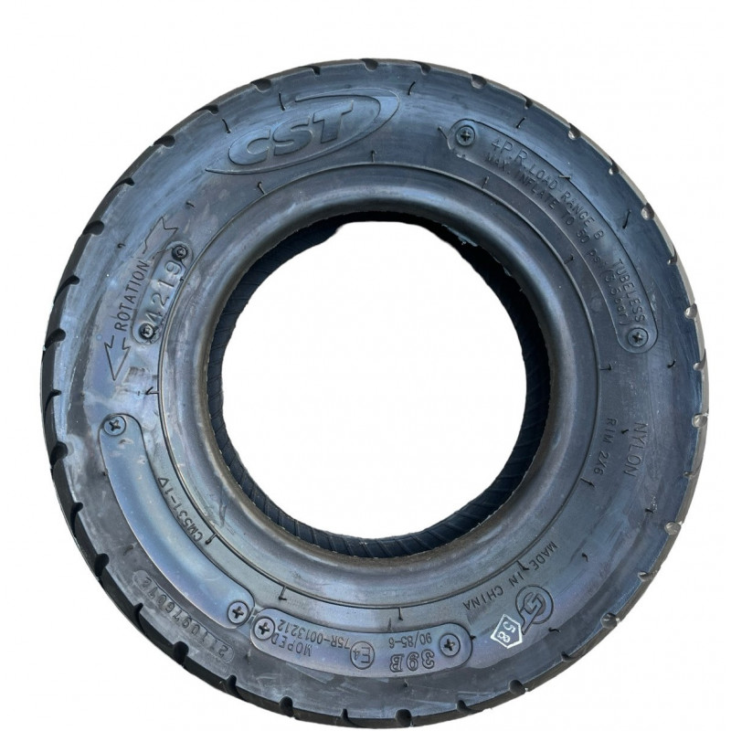 Покришка 90/85-6 39B, безкамерна (TL), 4PR, LOAD RANGE "B", "CST" Speed Sity Road