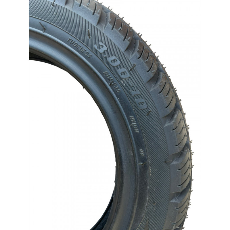 Покришка 3.00-10 безкамерна (TL), АНТИПРОКОЛ (гелева), MAX. LOAD 185кг, (10PR),