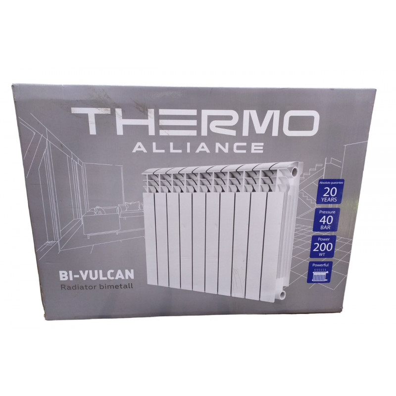 Радіатор біметалевий 100/500 "THERMO ALLIANCE" BI-VULCAN