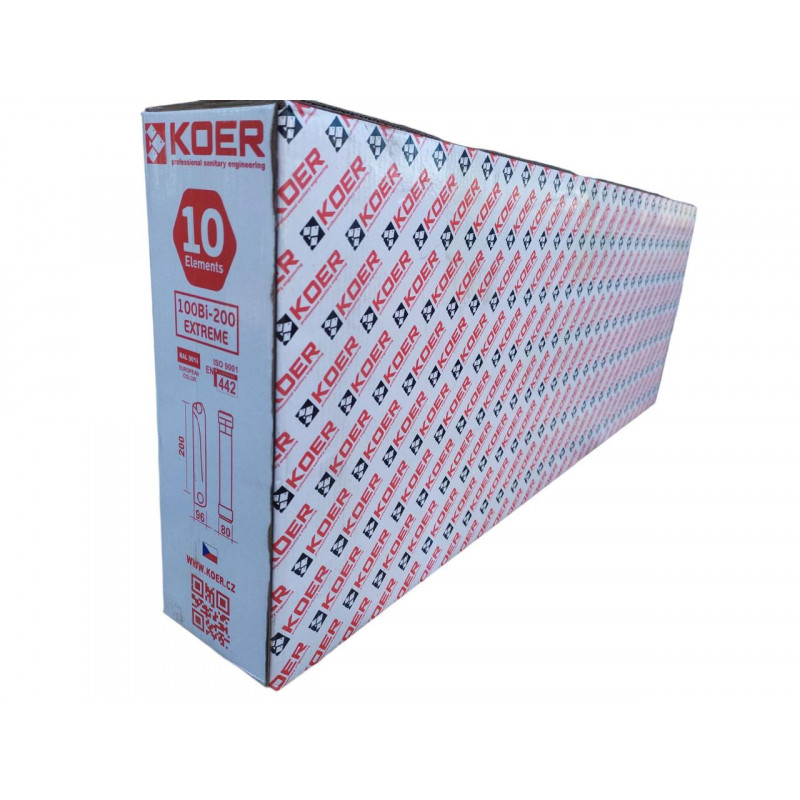 Радіатор біметалевий 100/200 EXTREME "Koer" Чехія
