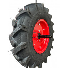 Колесо на мотоблок 6.00-12 в зборі зі ступецею (170мм)