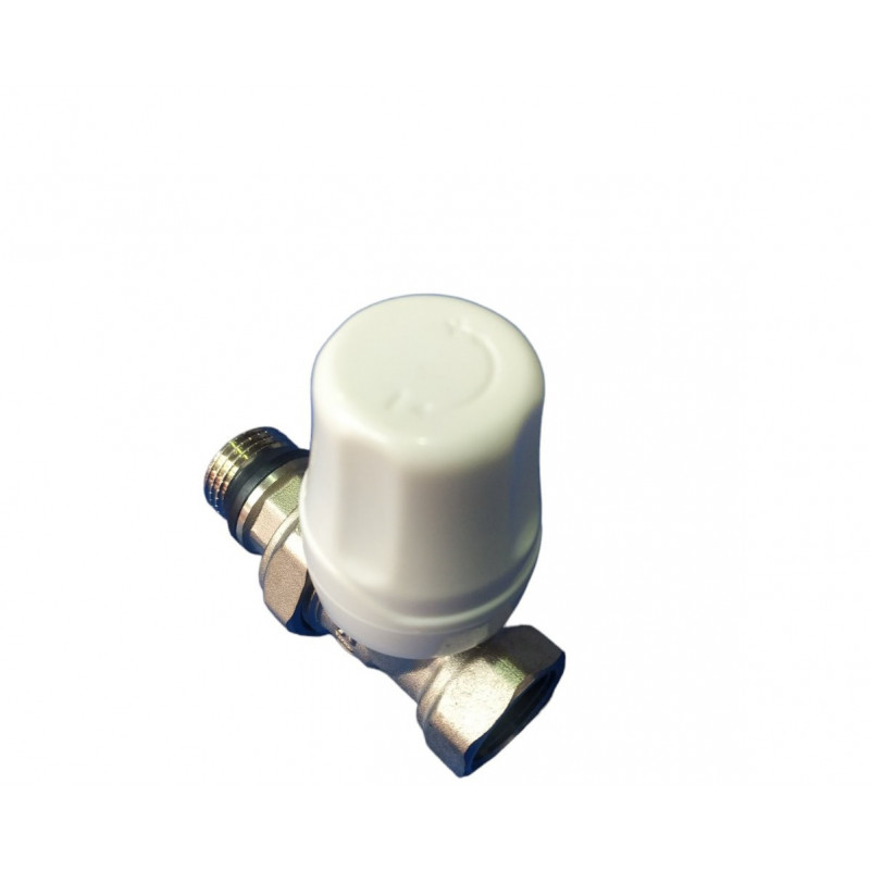 Комплект прямых радиаторных кранов 1/2 с Термоголовкой, "Koer" Чехия