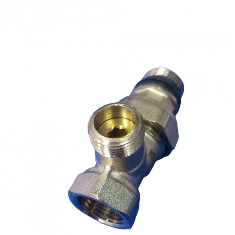 Комплект прямых радиаторных кранов 1/2 с Термоголовкой, "Koer" Чехия