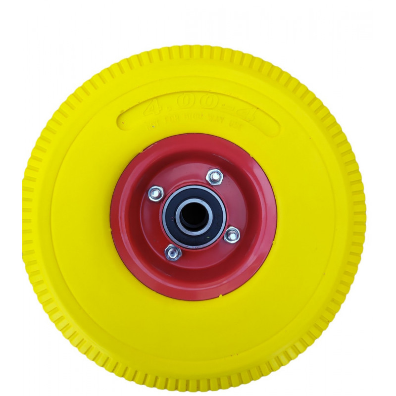 Колесо на тачку пінополіуретанове 4.00-4/20 мм, діаметром 250 мм