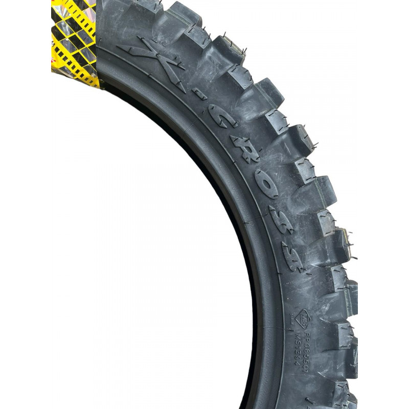 Покришка з камерою 3.50-18 56Р TT (4PR), Load Range B, "SWALLOW" X-CROSS