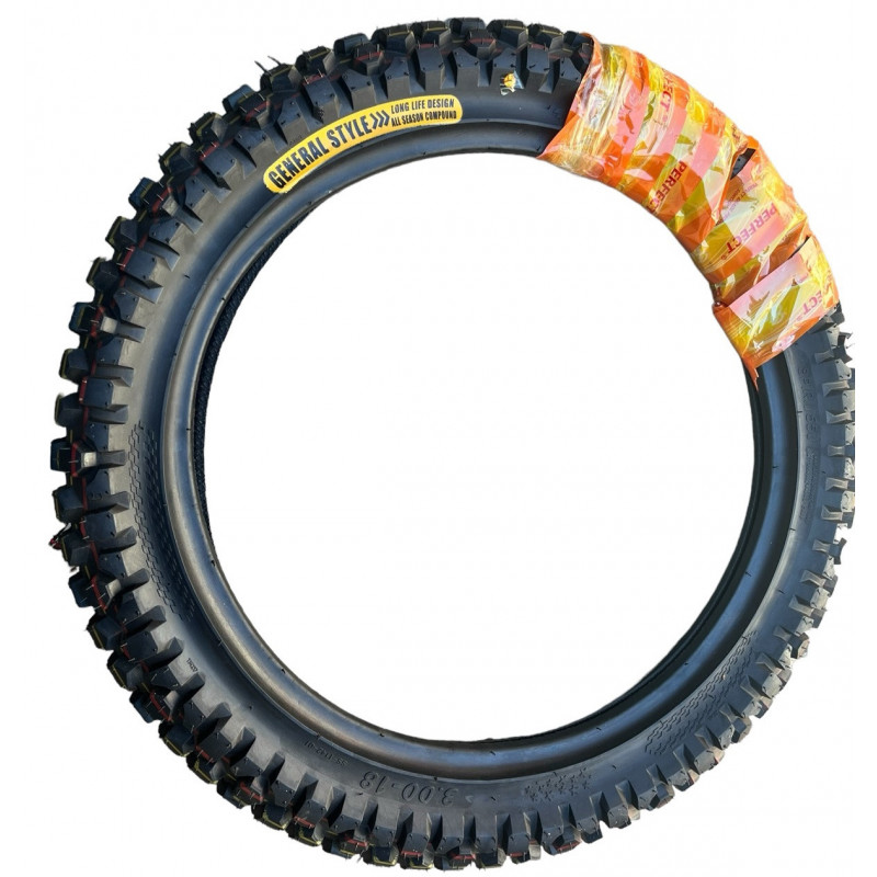 Покришка 3.00-18 55J (8PR) "General Style" (ТТ)  ALL SEASON Enduro