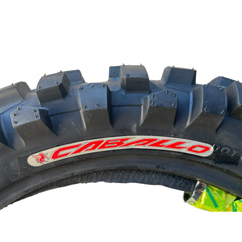 Покришка 100/100-18 M/C 65P (ТТ), (4PR), Load Range "C",  "CABALLO" Cross