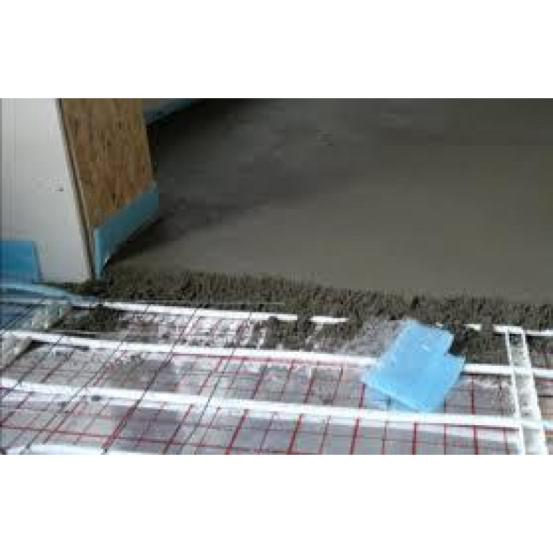 Демпферна стрічка для теплої підлоги 50 м*100 мм*5 мм (червона стрічка)