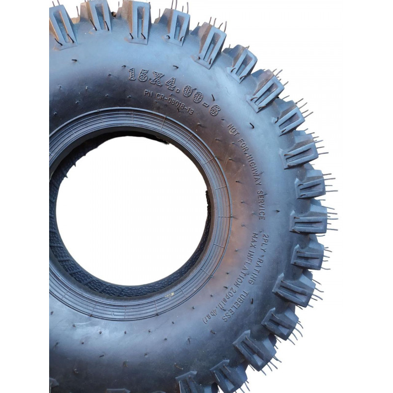 Покришка 15х4.00-6 на дитячий квадроцикл, баги, без камерна (TL), "WANDA" (2PR)