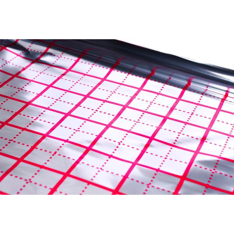 Фольгована плівка 105мкм, з розміткою для теплої підлоги «Koer»