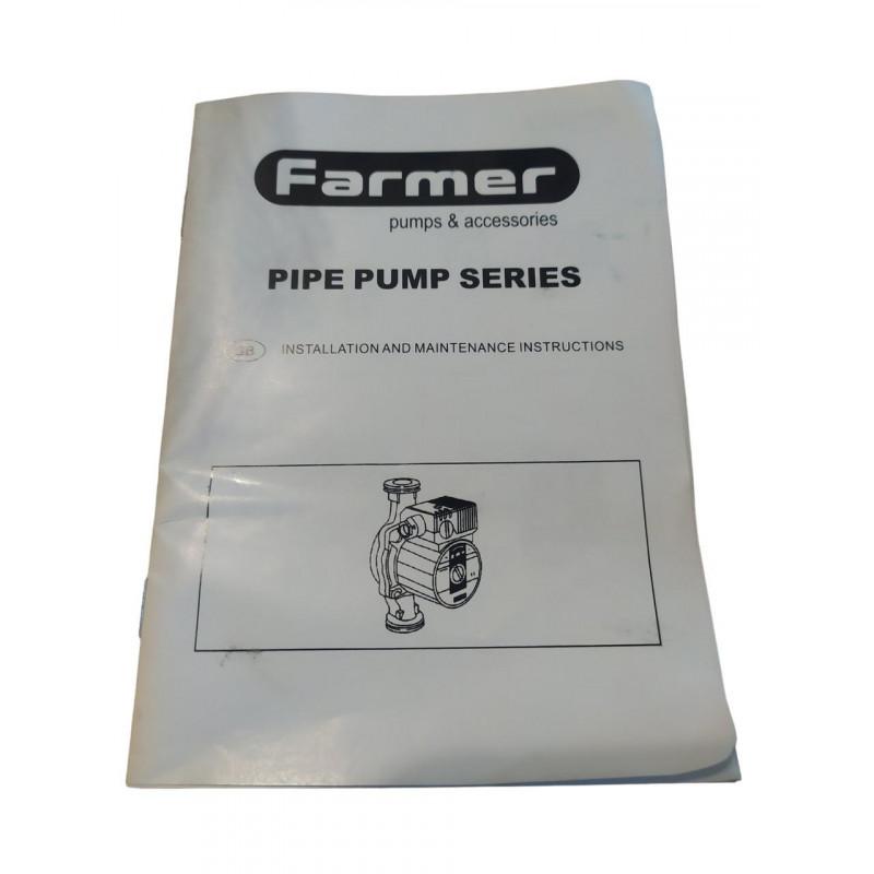 Циркуляційний насос 25-6-130 з гайками (мідне обмотування), "FARMER" Румунія