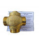 Термостатичний триходовий змішувальний клапан 55 °C (DN25 — 1`1/4РН) АНТИКОНДЕНСАЦІОННИЙ "Teplomix", "GROSS" Польща