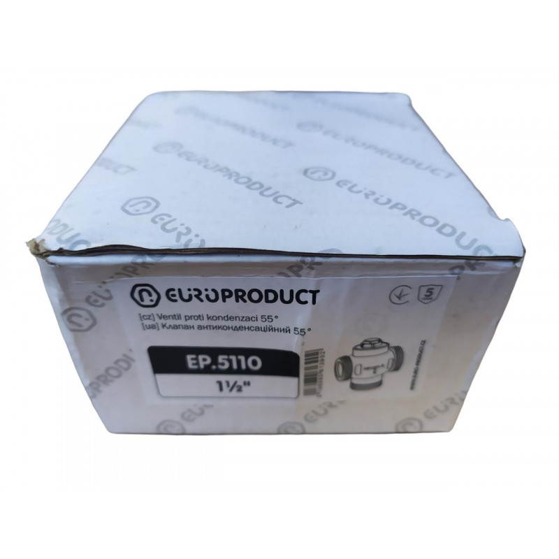 Термостатичний триходовий клапан 55 °C "Teplomix" (DN 32), "EUROPRODUCT" Чехія