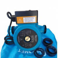 Насос циркуляційний "VODOMET" 25-80-180 з гайками, (мідна обмотка),  Словенія