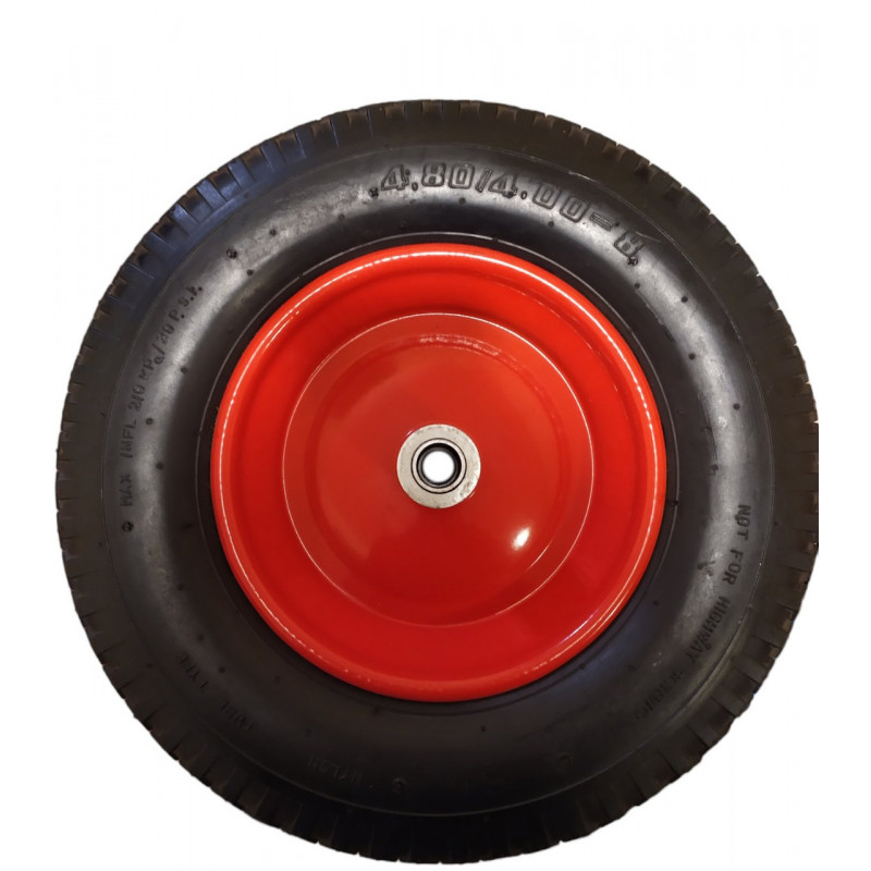 Колесо на тачку діаметром 370 мм, модель 4.00-8/20 (4.80/4.00-8), пневматична