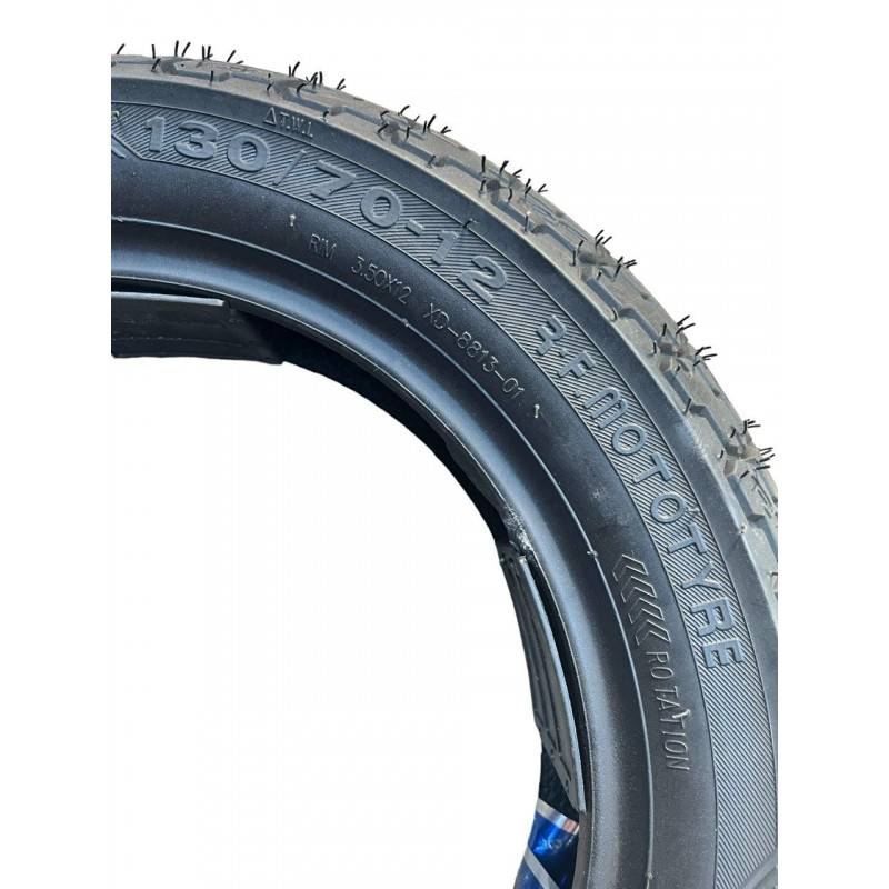 Покришка 130/70-12 (3.50-12) M/C 62P (6PR), безкамерна (ТL)