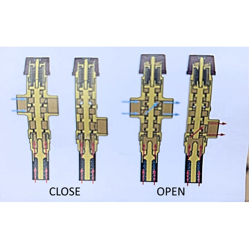 Клапан теплового скидання з функцією підмішування (3/4)